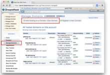 在DreamHost共享主机上新增站点与设定GoDaddy DNS的方法-主机商