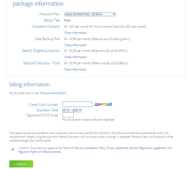 BlueHost服务器主机购买及安装WordPress的教程 BlueHost服务器主机购买及安装WordPress的教程